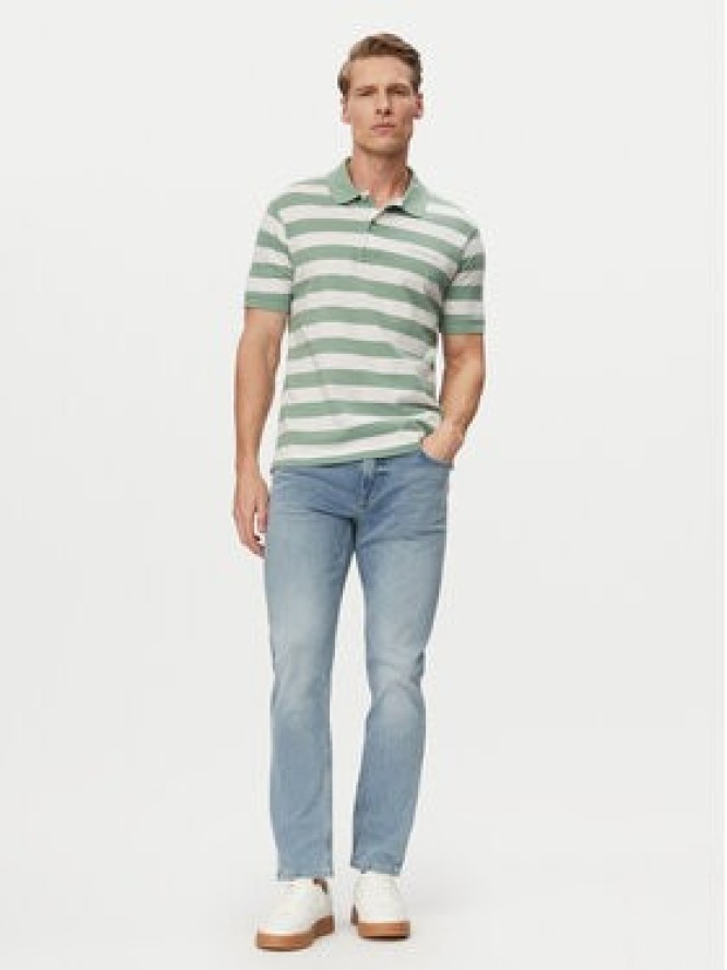 Guess Jeansy M6GAS2 D1118 Niebieski jasny Slim Tapered Fit