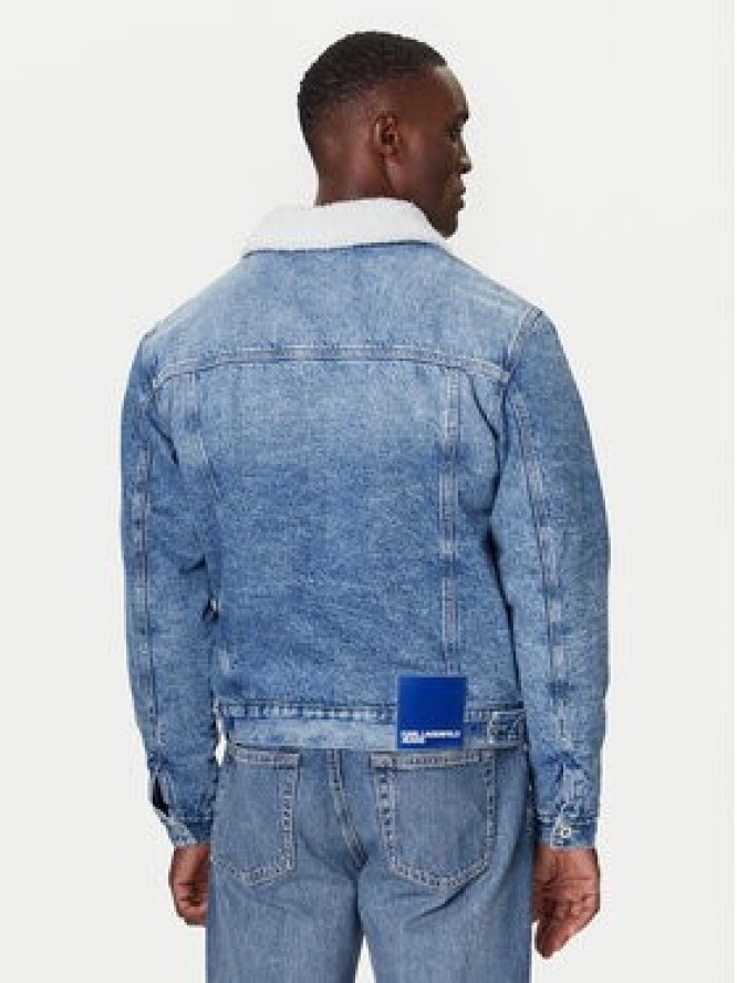 Karl Lagerfeld Jeans Kurtka jeansowa A4M14014 Niebieski Regular Fit