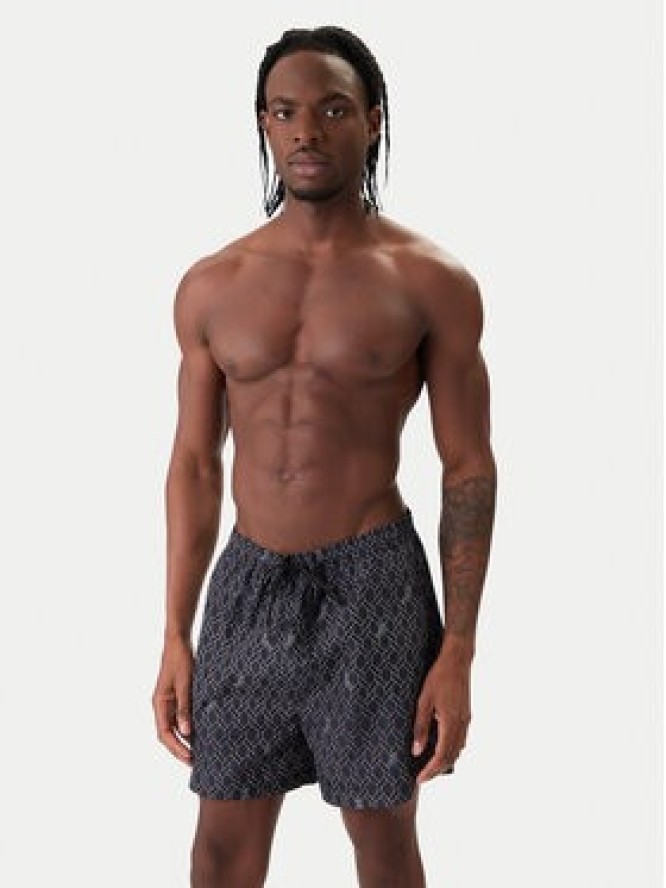 KARL LAGERFELD Szorty kąpielowe B1M46003 Granatowy Regular Fit