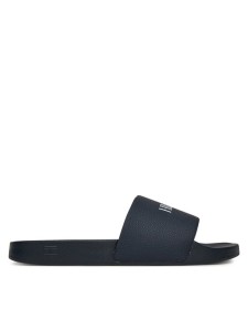 Tommy Hilfiger Klapki Hilfiger Print Tumble Pool Slide FM0FM05505 Granatowy