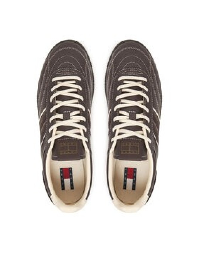 Tommy Jeans Sneakersy The Greenwich Edge Stitching EM0EM01708 Czarny