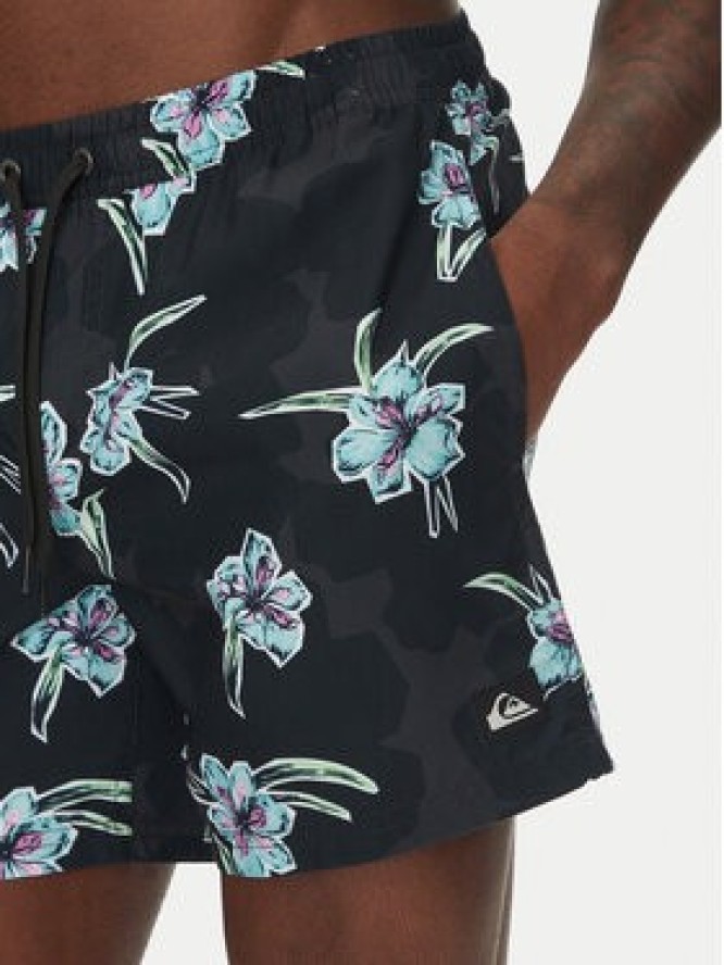 Quiksilver Szorty kąpielowe Everyday Straight Volley 15 EQYJV04121 Czarny Regular Fit