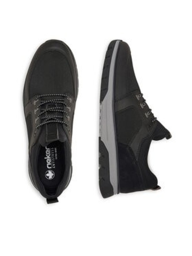 Rieker Półbuty B9351-00 Czarny