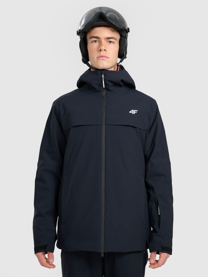 4F Kurtka narciarska membrana 8000 męska - czarna 3XL