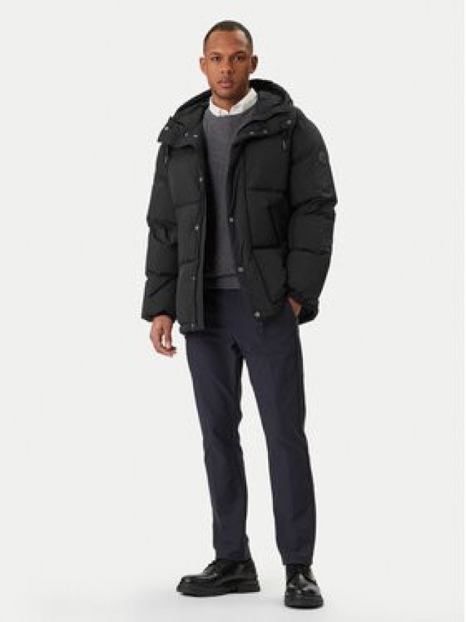 Gant Kurtka puchowa 7006567 Czarny Regular Fit
