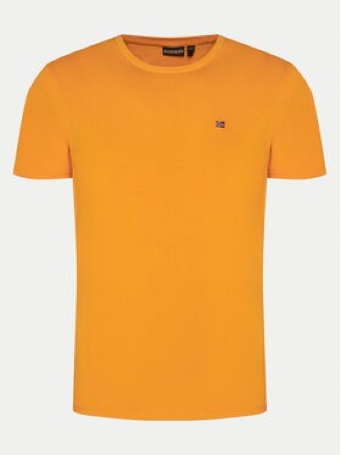 Napapijri T-Shirt Salis NP0A4H8D Pomarańczowy Regular Fit