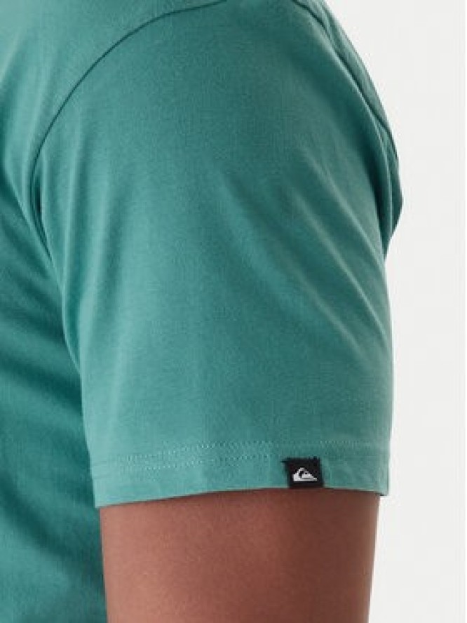 Quiksilver T-Shirt Anchor EQYZT08178 Zielony Regular Fit