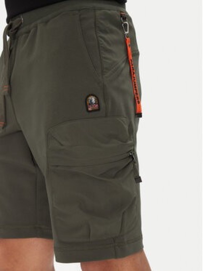 Parajumpers Szorty sportowe Irvine 25SMPMPARE06 Zielony Regular Fit