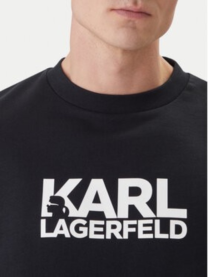 KARL LAGERFELD Bluza 705780 562917 Granatowy Regular Fit