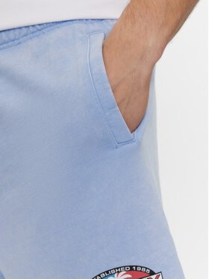 Tommy Jeans Szorty sportowe Tjm Arch Graphic Beach Short Ext DM0DM19167 Niebieski Regular Fit