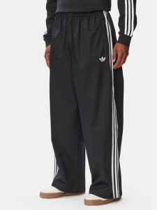 adidas Spodnie dresowe Adicolor SST Cotton Twill KR1387 Czarny Relaxed Fit