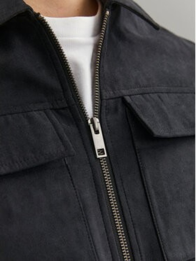 Jack & Jones Kurtka z imitacji skóry 12213082 Czarny Regular Fit