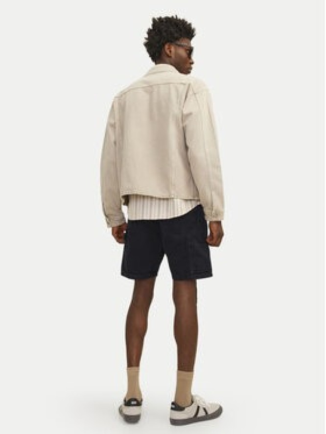 Jack & Jones Szorty jeansowe Jjitony 12252814 Czarny Loose Fit