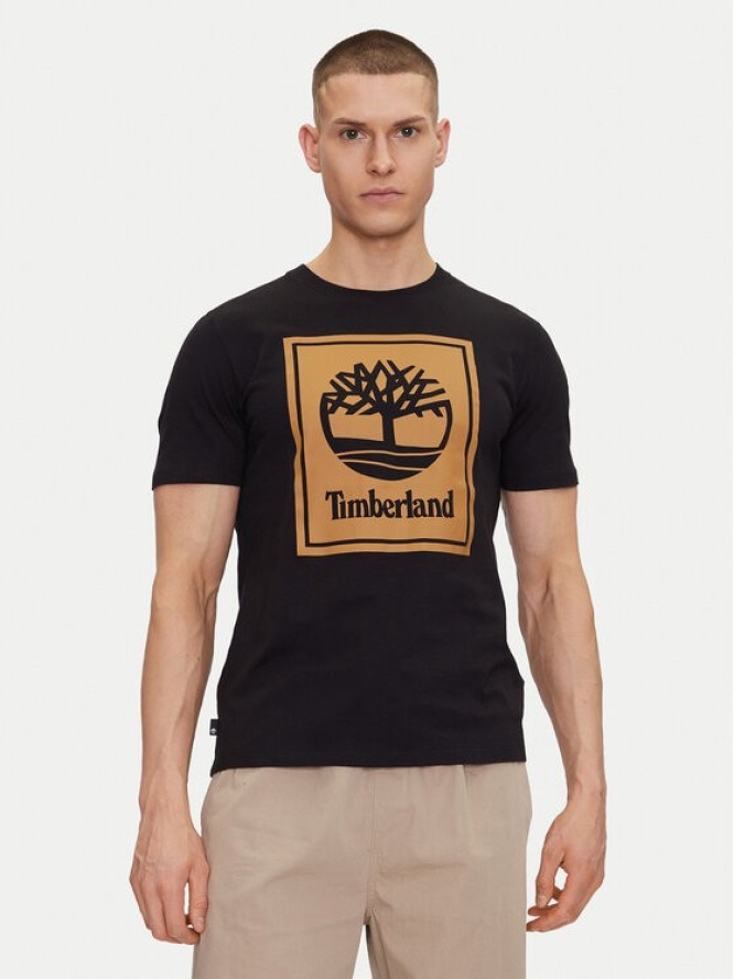 Timberland T-Shirt TB0A5WQQ Czarny Regular Fit