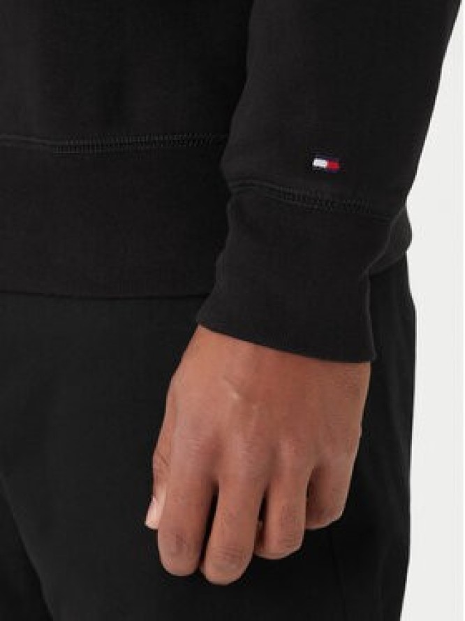 Tommy Hilfiger Bluza Logo MW0MW11596 Czarny Regular Fit