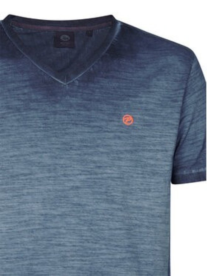 Petrol Industries T-Shirt M-1050-TSV662 Granatowy Regular Fit