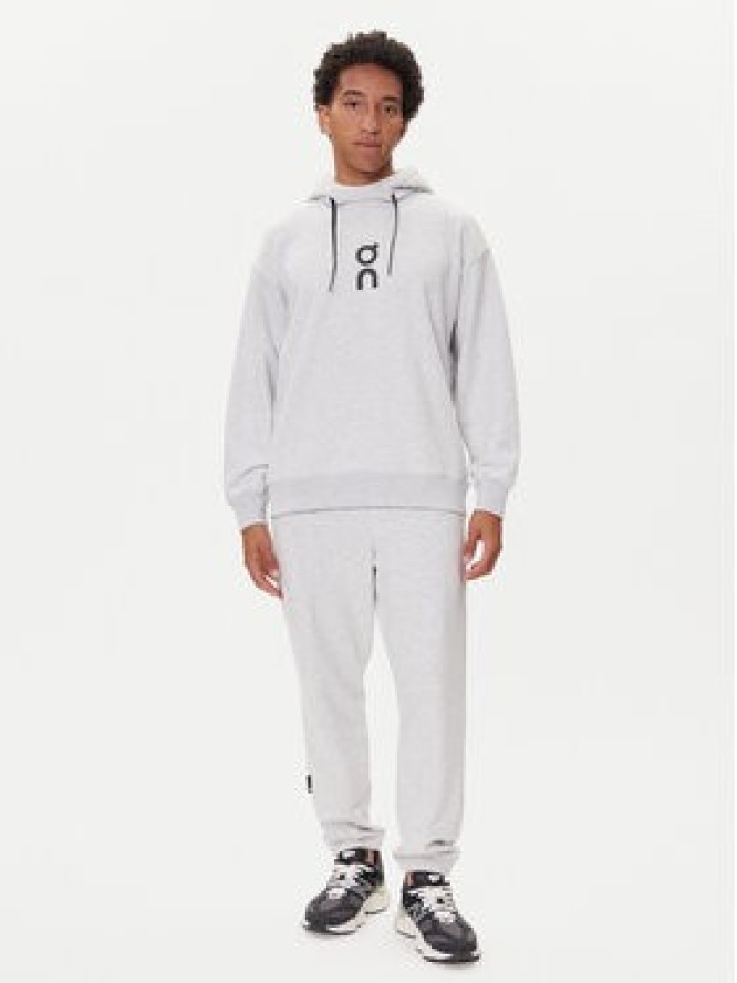 On Bluza Club Hoodie 1ME1003 Szary Relaxed Fit