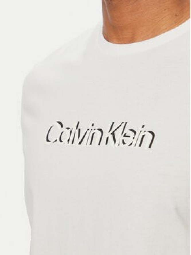 Calvin Klein T-Shirt SS 30s EU LV04LG809G Biały Slim Fit