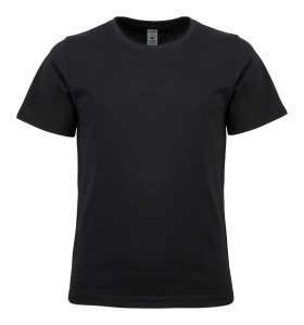 clique Classic OC-T Junior T‑shirt 100% bawełna organiczna czarny – black