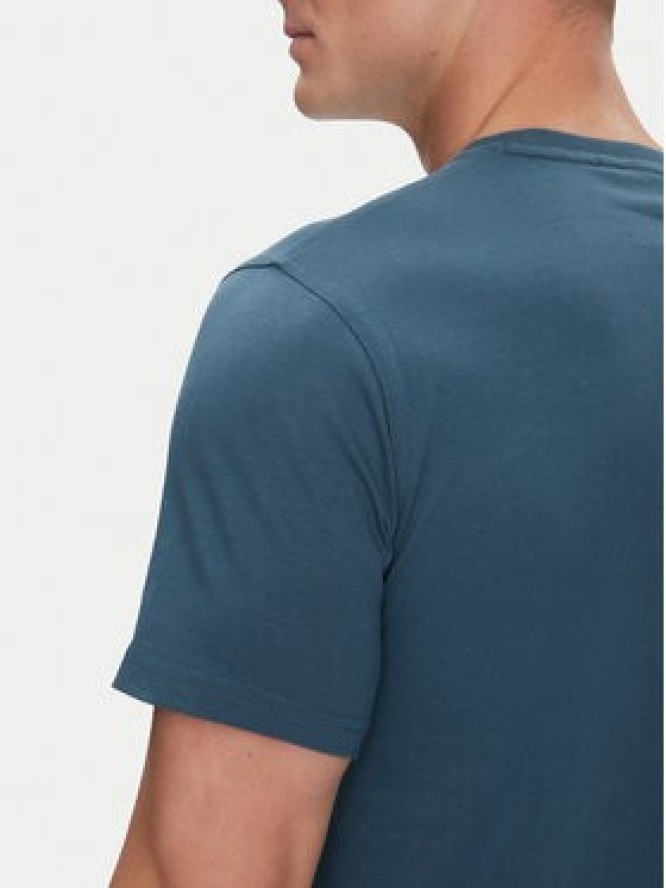 Barbour T-Shirt Devon MTS1391BU18 Granatowy Regular Fit