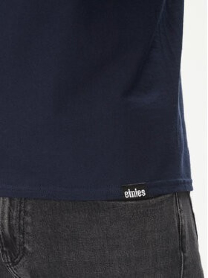 Etnies T-Shirt New Box 4130002282 Granatowy Regular Fit