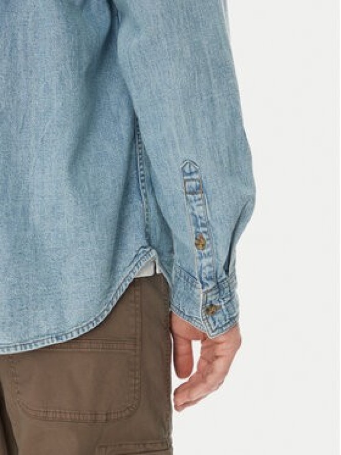 Guess Jeans Koszula jeansowa M5GH56 D5M82 Niebieski Regular Fit