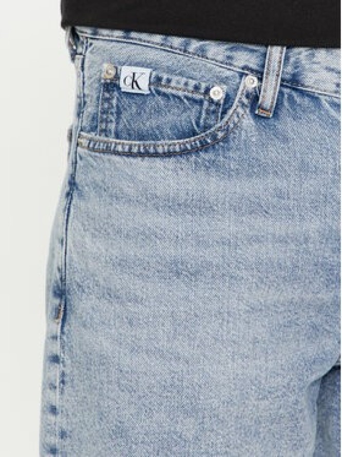 Calvin Klein Jeans Szorty jeansowe J30J324873 Niebieski Regular Fit