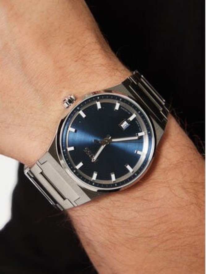 BOSS Zegarek Candor 1514076 Srebrny