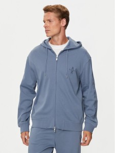 Armani Exchange Bluza 6DZMLC ZJNNZ 15DU Niebieski Regular Fit