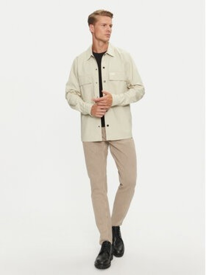 Calvin Klein Jeans Koszula Cargo J30J326970 Beżowy Regular Fit