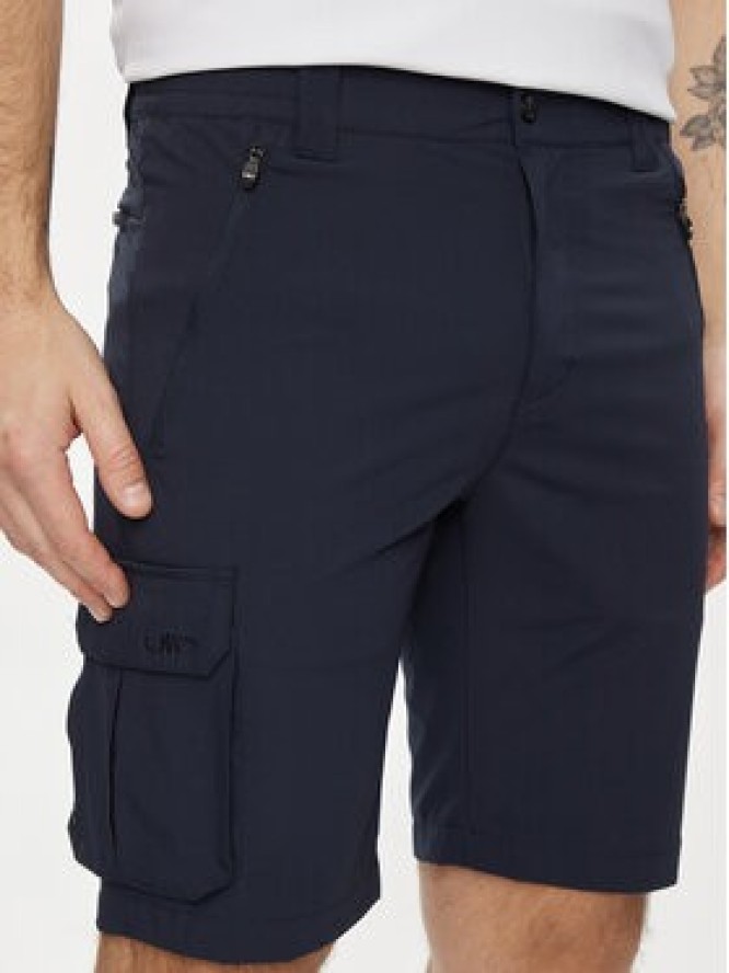 CMP Szorty sportowe 31T5637 Granatowy Regular Fit