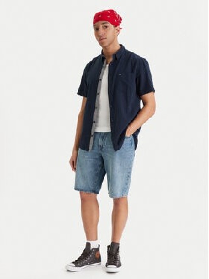 Quiksilver Koszula Time Box EQYWT04622 Granatowy Regular Fit