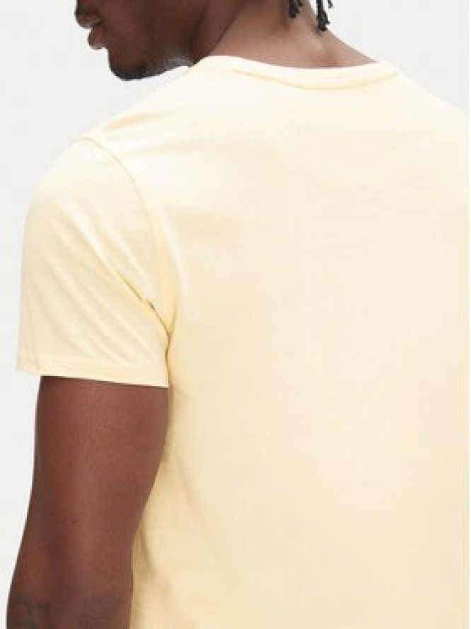 Tommy Jeans T-Shirt DM0DM04411 Żółty Slim Fit