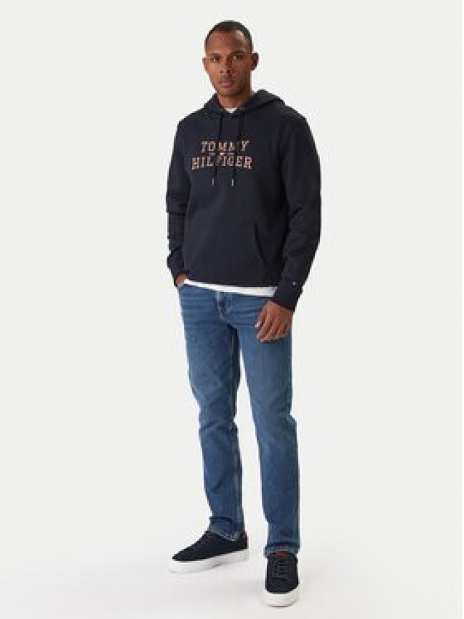 Tommy Hilfiger Bluza Icon Intechno MW0MW42528 Granatowy Regular Fit