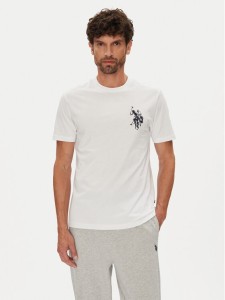 U.S. Polo Assn. T-Shirt MUP4367 Biały Regular Fit
