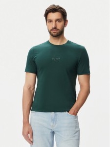 Guess T-Shirt M2YI72 I3Z14 Zielony ciemny Slim Fit
