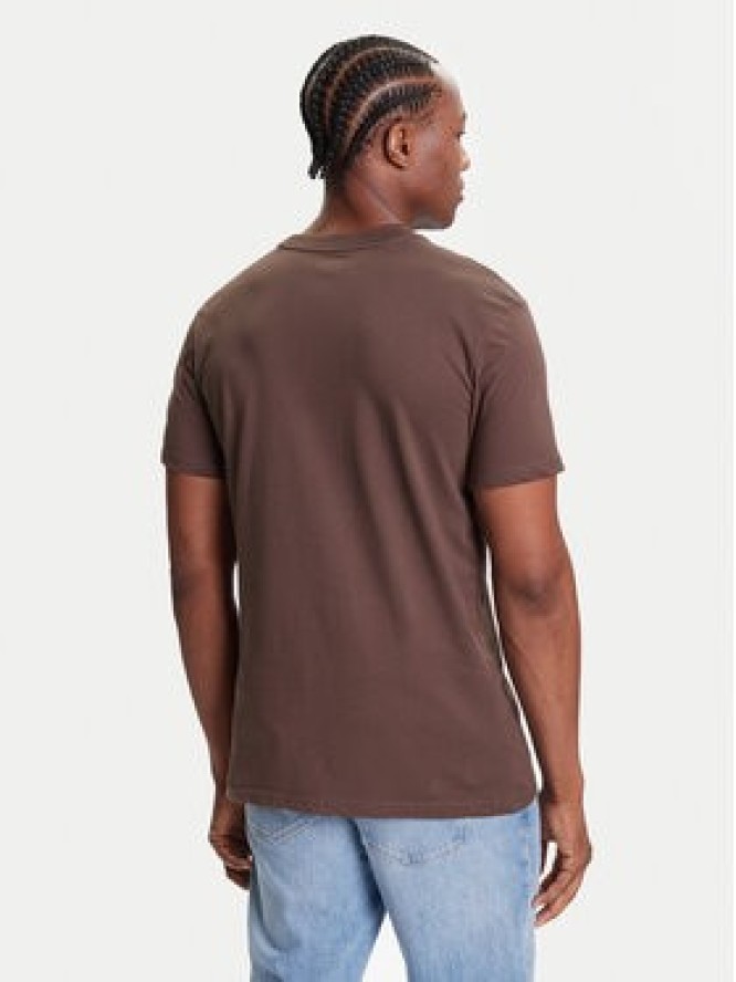 Quiksilver T-Shirt EQYZT08174 Brązowy Regular Fit