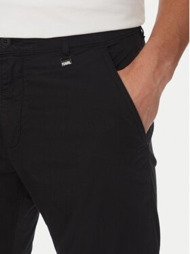 KARL LAGERFELD Szorty materiałowe 265812 552829 Czarny Regular Fit