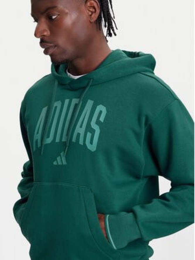 adidas Bluza Collegiate KC3873 Zielony Regular Fit