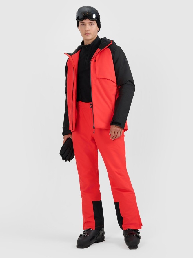 4F Kurtka narciarska membrana 5000 męska - czerwona L