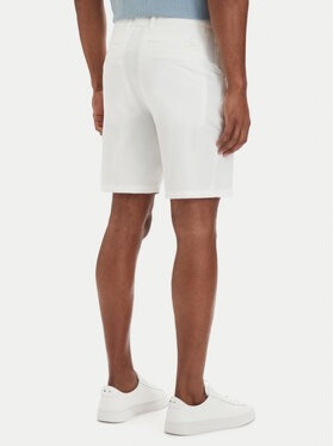 BOSS Szorty materiałowe H-Kane1 50555235 Biały Modern Fit