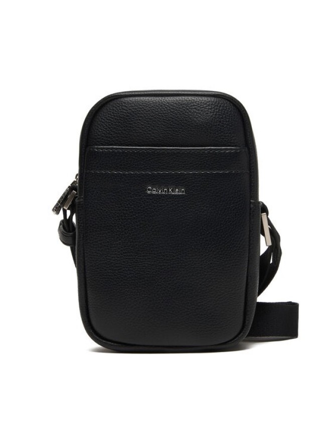 Calvin Klein Saszetka Raised Slim Reporter LV04D3278G Czarny