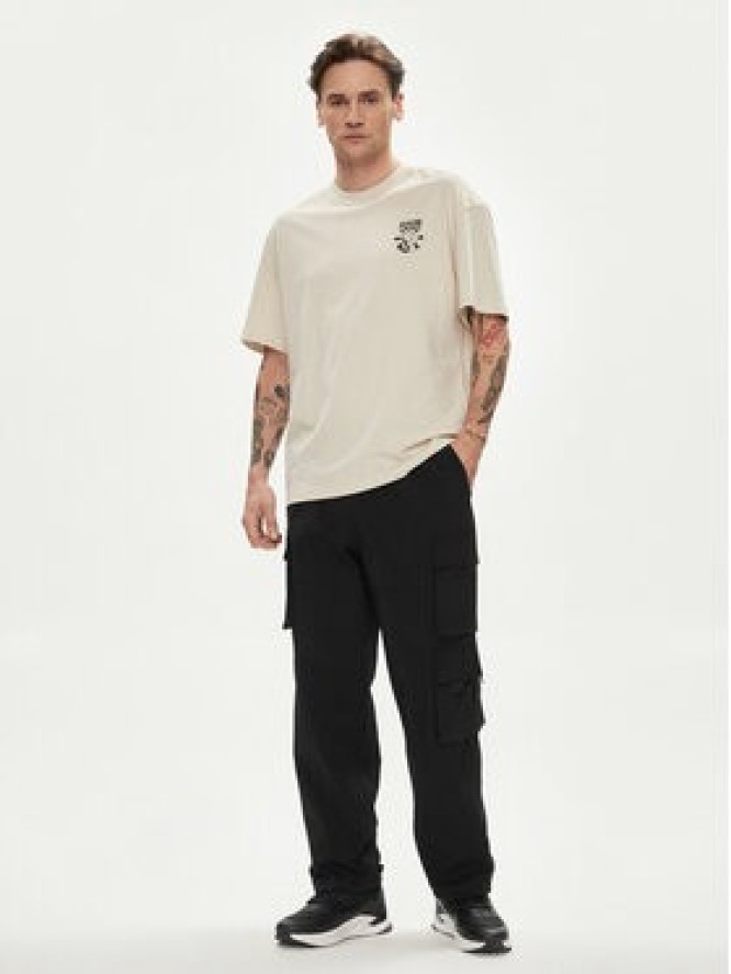 Jack & Jones Spodnie materiałowe Karl 12253626 Czarny Loose Fit