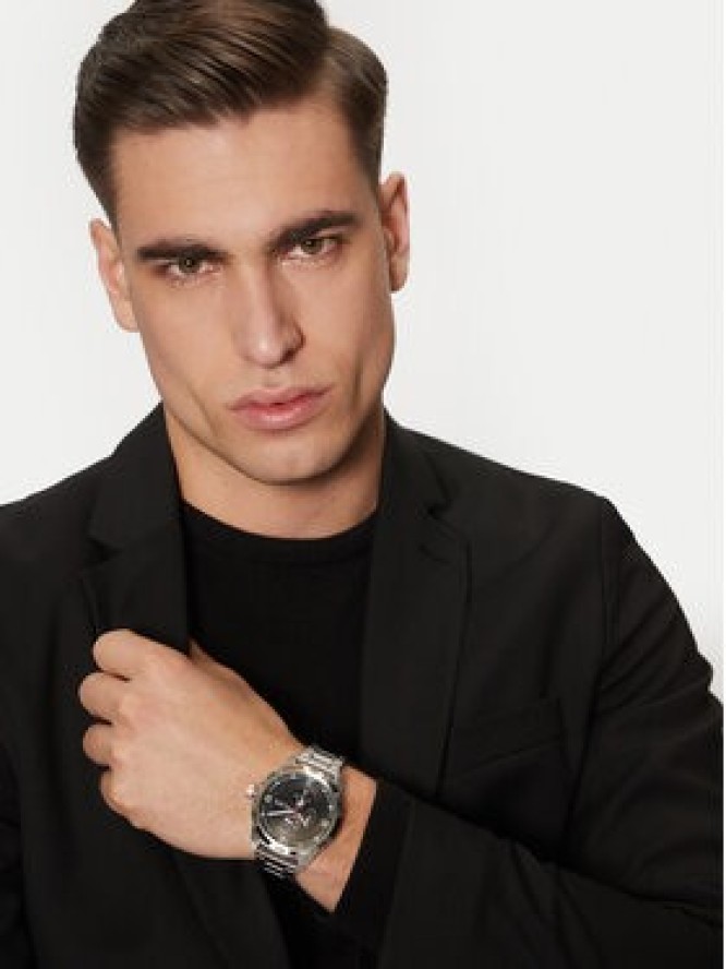 Hugo Zegarek Grip 1530276 Srebrny