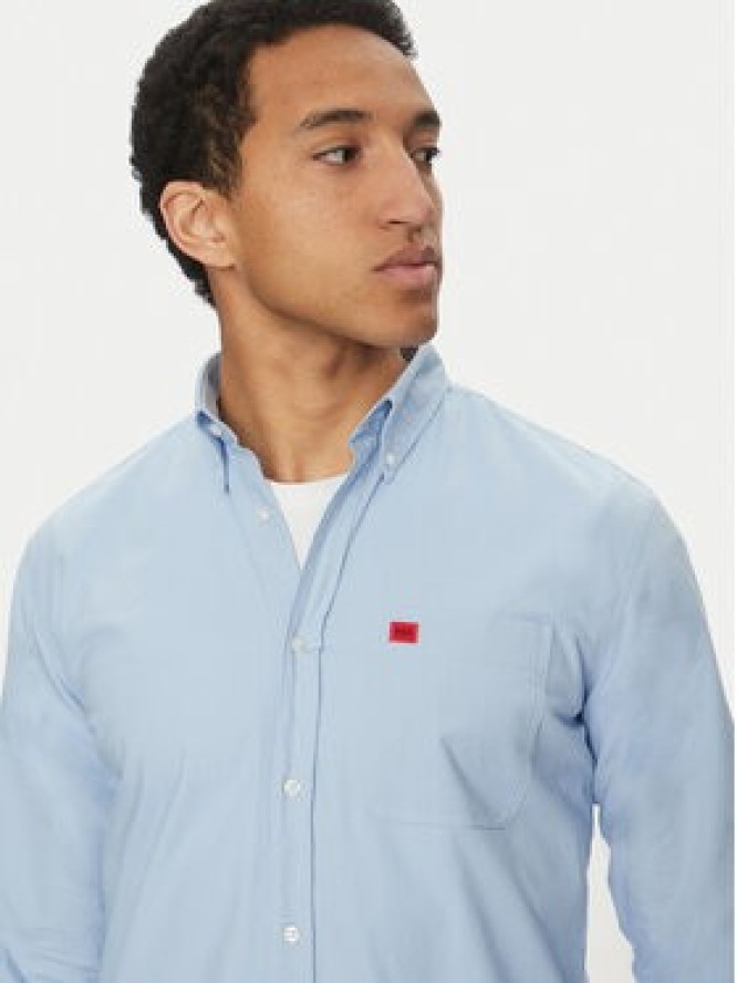 HUGO Koszula Evito 50479302 Błękitny Slim Fit