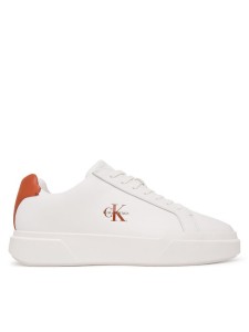 Calvin Klein Sneakersy Chunky Cupsole Laceup Lth YM0YM01344 Biały