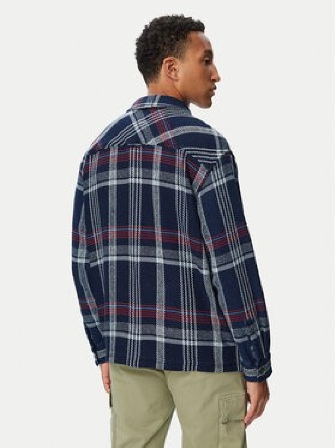Tommy Jeans Kurtka przejściowa Check DM0DM23135 Granatowy Regular Fit