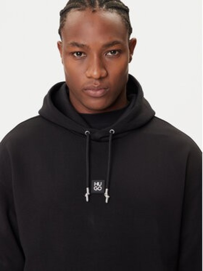 HUGO Bluza Dargenhood 50542583 Czarny Relaxed Fit