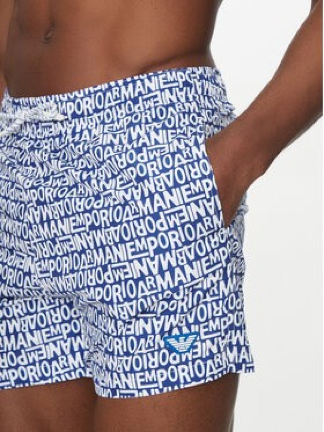 Emporio Armani Underwear Szorty kąpielowe EM000583 AF12343 FB164 Niebieski Regular Fit