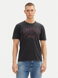 Wrangler T-Shirt 205921 Czarny Regular Fit